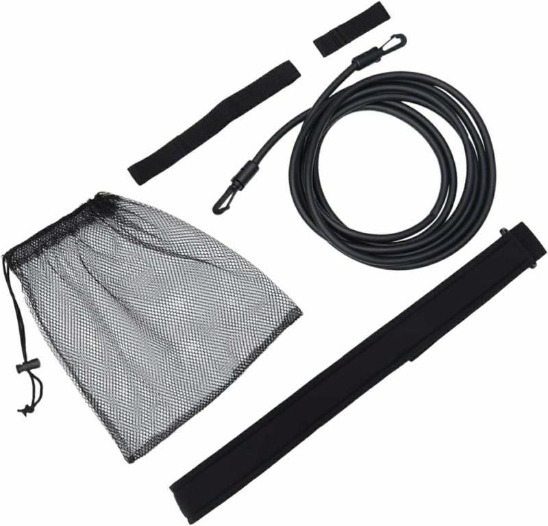 Equipamento de Treinamento | 1 Conjunto de Cinto de Resistência para Natação Equipamento de Resistência para Natação Kit de Natação Estacionário Brinquedo de Treinamento para Natação Fivelas Equipamento de Treinamento Equipamento de Treinamento