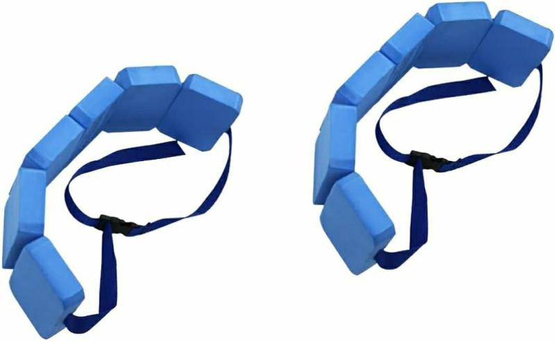 Equipamento de Treinamento | 2Pcs Segurança + Segurança + Corta-vento Impermeável à Água Protetor Impermeável Safemend Equipamento de Treinamento de Natação Safrisor Cinta de Prancha de Chute para Adultos Artigos Esportivos Equipamento de Treinamento Azul