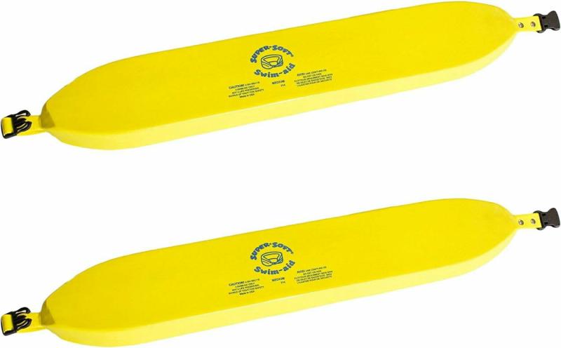 Equipamento de Treinamento | Cinturão Flutuante de Natação Trc Recreation Super Soft Tamanho Médio, Flutuador de Espuma para Barco e Acessórios de Natação, Amarelo (Pacote com 2) Equipamento de Treinamento Equipamento de Treinamento