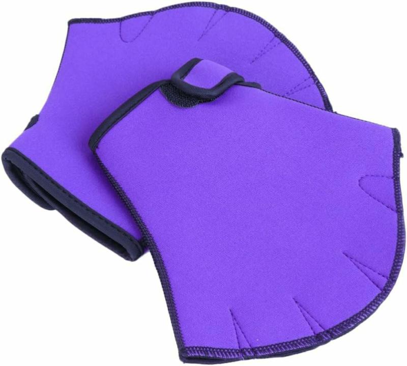 Luvas Aquáticas | 1 Par de Luvas de Natação com Dedos em Rede Luvas de Remo Quentes Luvas com Dedos em Rede Luvas de Natação para Manter as Mãos Secas Luvas de Inverno Luvas para Natação Pés de Pato Roxo Dropshipping Luvas Aquáticas Luvas Aquáticas