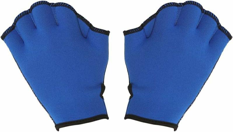 Luvas Aquáticas | 1 Par de Luvas de Natação com Paletas Luvas de Natação Nadadores Nadando Fins Luvas de Muffs para as Mãos Luvas de Dedos Interligados Luvas de Mãos com Paletas Equipamento de Natação para Fitness e Mergulho Luvas Aquáticas Luvas Aquáticas