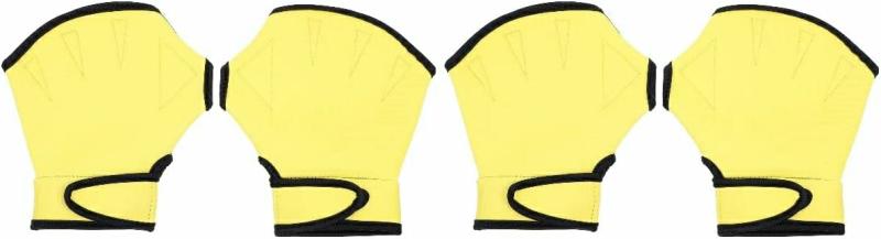 Luvas Aquáticas | 2 Pares de Luvas de Natação Ajudantes Luvas de Natação Luvas de Mergulho Luvas Masculinas de Academia Luvas de Exercício Luvas de Treinamento de Mergulho Paddles Luvas de Natação para Paddles Térmicos Luvas Webbed para Natação Masculinas Luvas Aquáticas Luvas Aquáticas