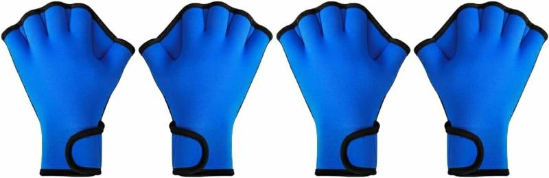 Luvas Aquáticas | 2 Pares de Luvas de Natação Luvas de Natação Luvas Aquáticas Luvas de Fitness Aquático Luvas Resistentes à Água para Natação Luvas de Treinamento de Natação Suprimentos para Natação Luvas de Treinamento Aquático Luvas de Água Luvas Aquáticas Luvas Aquáticas