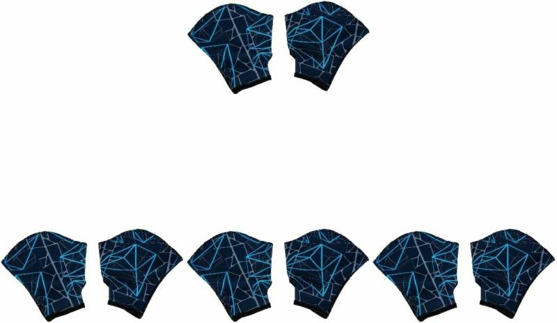 Luvas Aquáticas | 4 Pares de Luvas de Natação Sem Dedos – Luvas de Paddles Aquáticas com Webbed – Luvas de Resistência à Água para Natação – Paddles para Mãos de Natação – Mitenes de Natação – Equipamento de Fitness em Neoprene Luvas Aquáticas Cores sortidas