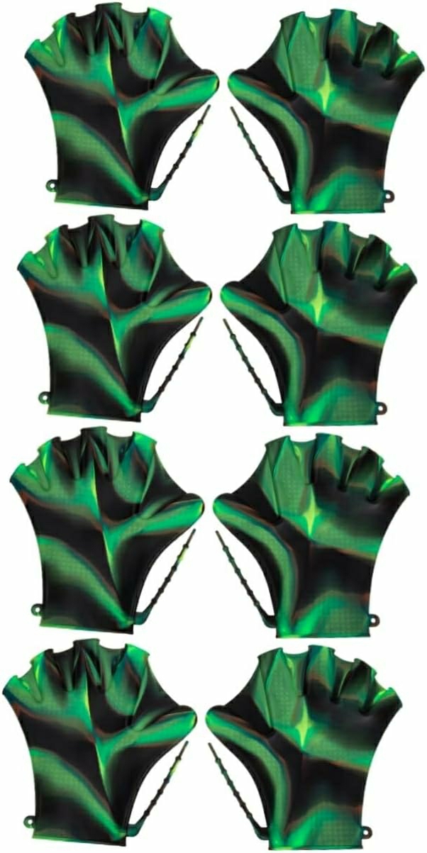 Luvas Aquáticas | Ganazono 4 Pares de Luvas de Natação Luvas de Mergulho Luvas de Fitness Aquático Luvas Protetoras para Natação Luvas para Uso Manual Equipamento Esportivo Equipamento de Treinamento Luvas de Treinamento Acessórios para Mulheres Luvas Aquáticas Luvas Aquáticas