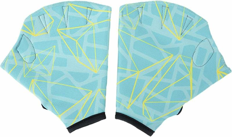 Luvas Aquáticas | Luvas de Natação em Nylon Ajustáveis para Snorkeling, Fitness Aquático e Surf com Faixa de Pulso, Luvas de Treinamento de Natação para Hidroginástica, Nadadeiras de Mão para Mergulho, Verde, M Luvas Aquáticas Luvas Aquáticas