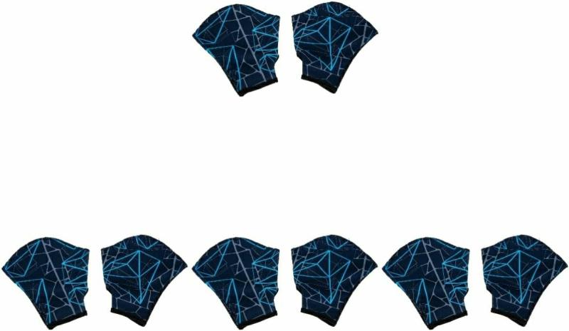 Luvas Aquáticas | Luvas Webbed para Natação – Pacote com 3 Unidades – Luvas de Natação com Dedos em Rede – Luvas Aquáticas para Treinamento de Natação – Luvas de Natação Webbed Luvas Aquáticas Cores sortidas