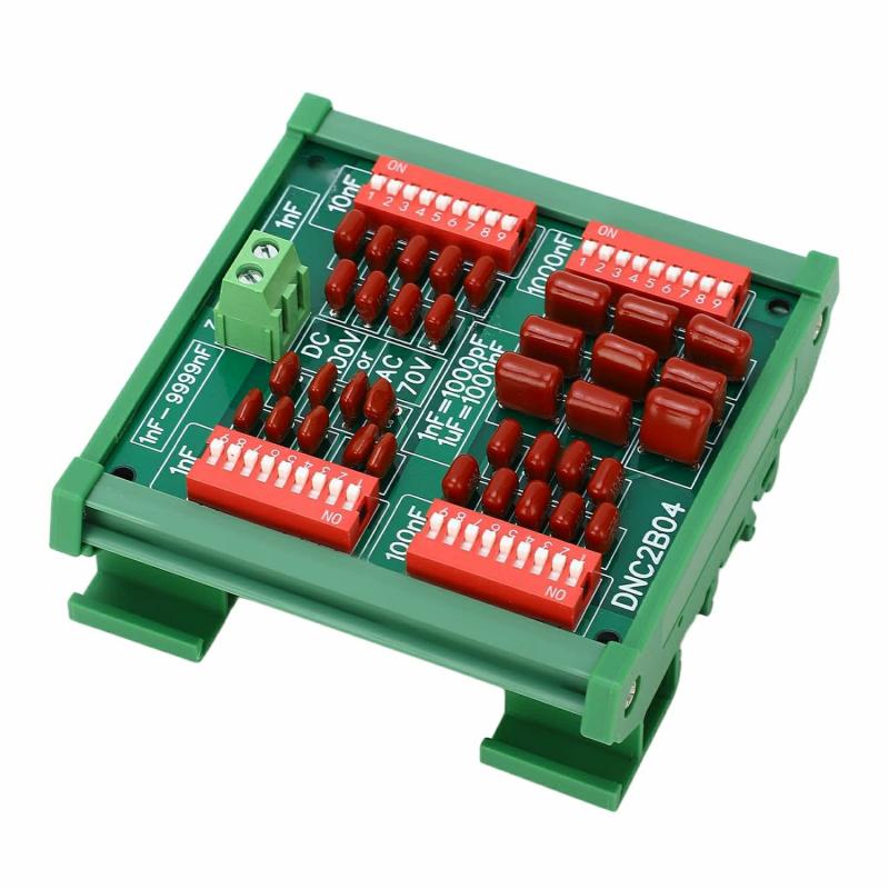 Luvas Aquáticas | Placa de Capacitor Programável de 4 Dígitos da 1Nf – Capacitor de Filme de Polipropileno – Capacitor Dc1V Ac7V – Luvas de Natação para Treinamento com Pás de Natação (Dnc2B4 com Trilho) Luvas Aquáticas Luvas Aquáticas