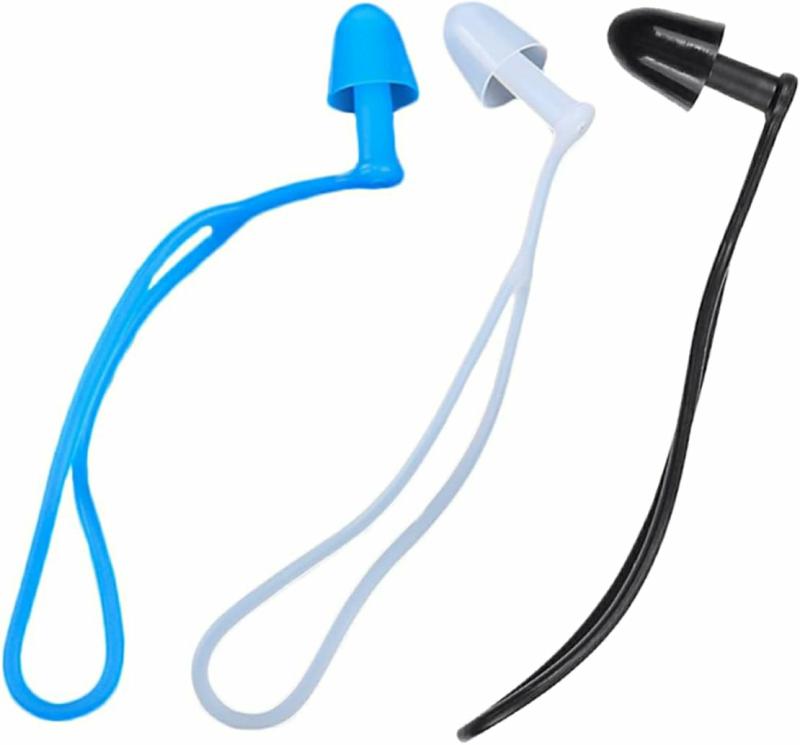 Protetores auriculares | 3 Pares de Protetores Auriculares para Natação – Protetores de Ouvido para Banho – Protetores Auriculares para Piscina – Protetores Auriculares em Silicone para Crianças – Protetores Auditivos para Crianças – Fones de Ouvido In-Ear para Crianças Protetores auriculares Cores sortidas