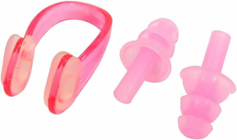 Protetores auriculares | Conjunto de Tampões de Ouvido de Silicone Macio Rosa Claro com Clipe para Nadadores (Id: D6F 431 304 4Ea 051) Protetores auriculares Múltiplas Cores