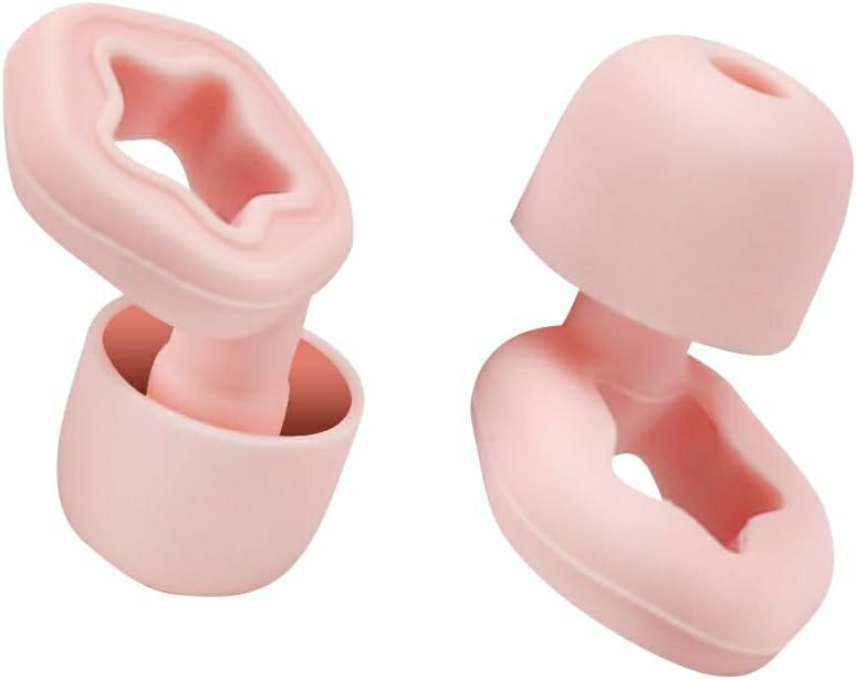 Protetores auriculares | Protetores Auriculares de Silicone, Antirruído para Dormir, Isolamento Sonoro, Protetores Auriculares para Redução de Ruído, Protetores Auriculares para Natação, Protetores Auriculares Antirruído, Silencioso | 3 Cores e 3 Modelos (Rosa, Tamanho Único) Protetores auriculares Protetores auriculares